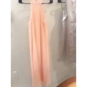 Blush, Flowy Spring Maxi Dress